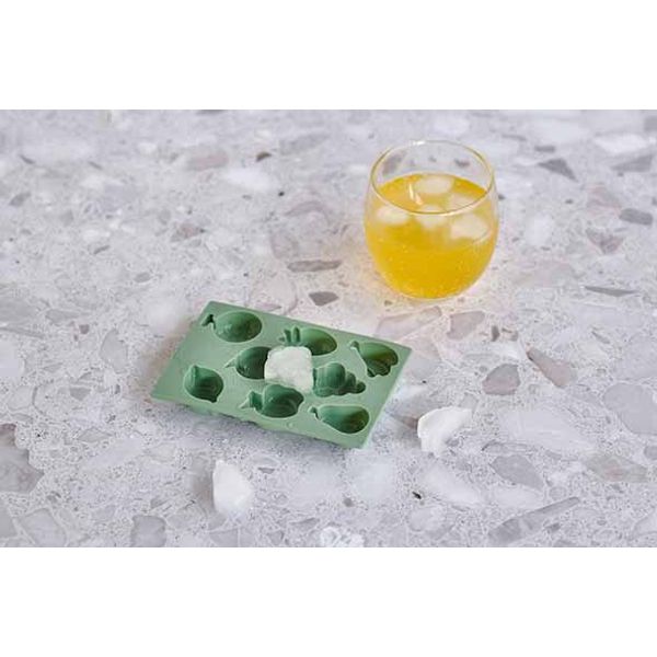 Ijsblokvorm Fruit Silicone Groen 14x9,5x1,5cm 