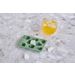 Ijsblokvorm Fruit Silicone Groen 14x9,5x1,5cm 