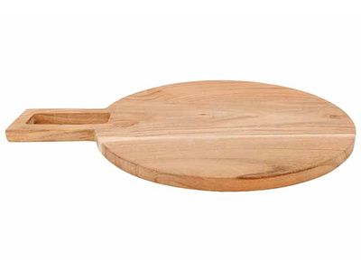 Mimosa Serveerplank Acacia Rond 40,5x30,4xh1,5cm