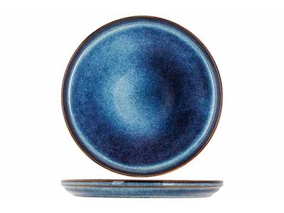 Jade Indigo Plat Bord D27xh2,7cm 