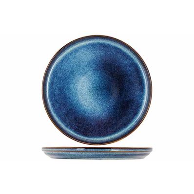 Jade Indigo Plat Bord D27xh2,7cm  