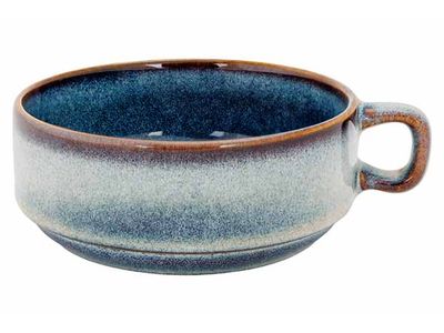 Jade Indigo Soepkom Met Oor D12,5xh5cm 