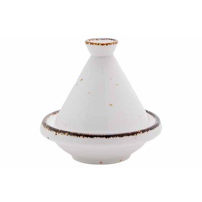 Brisbane White Mini Tajine D9xh9cm   Cosy & Trendy