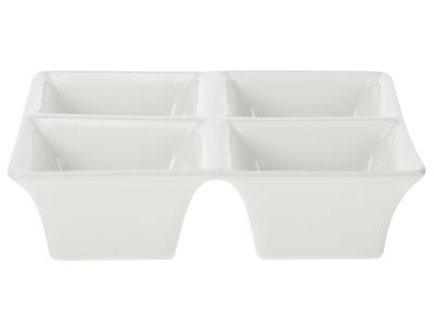 Tapasschaaltje Nbc 16x16cm - 4 Vakjes H4cm