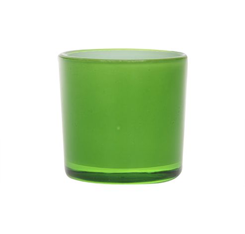 Theelichth. Green  Rond D5xh5cm  Set 4  Cosy & Trendy