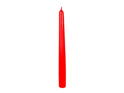 Bougie Pointue Set10 Rouge H240xd22mm 