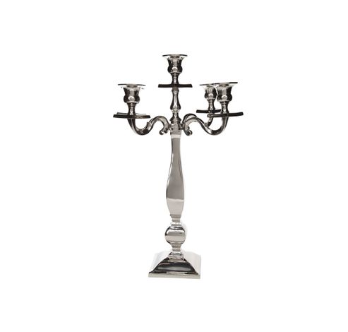 Chandelier Carre 5b - H50cm Al.-nickel   Cosy & Trendy