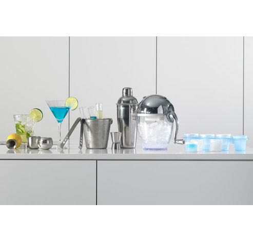 Ijsmolen-ice Crusher Clear H24cm Chroom Chroom/clear  Cosy & Trendy