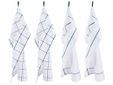 Koton Keukenhanddoek Set4 Wit/groen 50x70cm