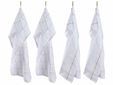 Koton Keukenhanddoek Set4 Wit/taupe 50x70cm