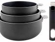Click! Sauspan Set3 Incl. Handvat D16-18-20cm - Non-stick