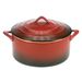 Red Ovenschotel Met Deksel 0,2l D10xh5cm Rond 