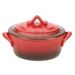 Cosy & Trendy Red Ovenschotel Met Deksel 0,5l D12,5xh7 Cm Rond