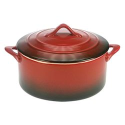 Red Ovenschotel Met Deksel 0,5l D12,5xh7 Cm Rond 