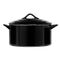 Black Ovenschotel Met Deksel 1l D17xh8cm Rond 