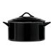 Black Ovenschotel Met Deksel 1l D17xh8cm Rond 