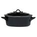 Black Ovenschotel Met Deksel 0,5l D16,5x 13xh6cm Ovaal 