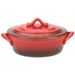 Red Ovenschotel Met Deksel 0,25l 13x10xh 5cm Ovaal 