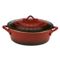 Red Ovenschotel Met Deksel 0,25l 13x10xh 5cm Ovaal 