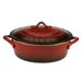 Cosy & Trendy Red Ovenschotel Met Deksel 0,25l 13x10xh 5cm Ovaal