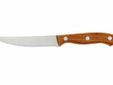 Bistro Steakmes Set4 Essenhouten Handvat