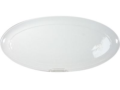 Resto Schotel Wit 40,8x20cm Ovaal 