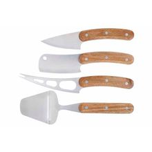Aspen Kaasmessenset 4pcs Handvat Uit Acacia 