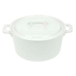 Clio White Potje Met Deksel 1.16l  D18x H8.5cm 