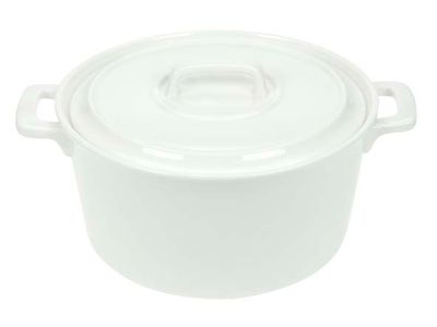 Clio White Potje Met Deksel 1.16l  D18x H8.5cm