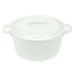 Cosy & Trendy Clio White Potje Met Deksel 1.16l  D18x H8.5cm