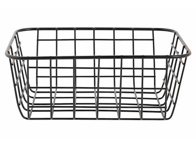 Mandje Draadwerk Zwart Small 20x15xh8cm