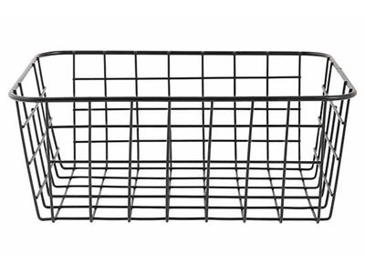 Mandje Draadwerk Zwart Medium 24x18xh10cm