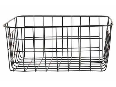 Mandje Draadwerk Zwart Large 28x22xh13cm