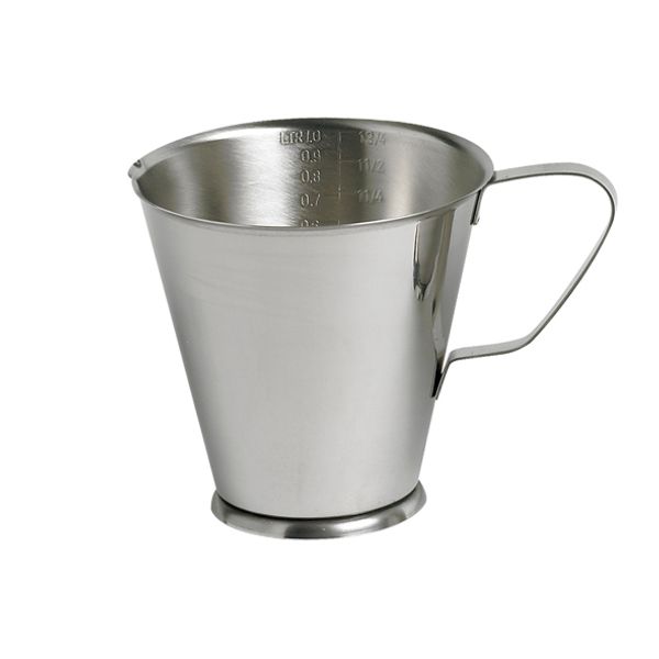 Maatbeker 2l D18xh17cm Inox  