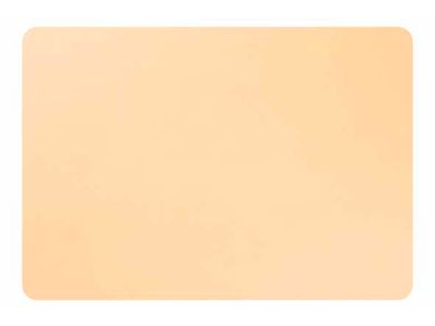 Placemat Leather Look Amber Gold 43x30cm 