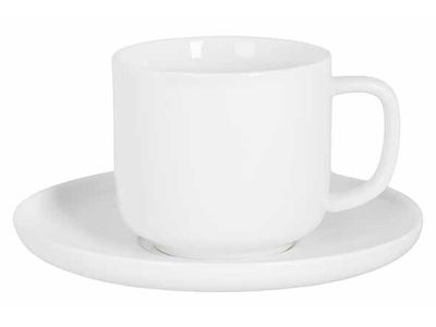 Moon White Tas 20cl En Ondertas D14,5cm 