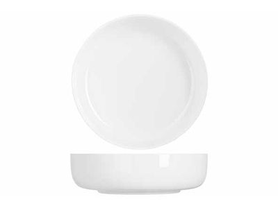 Moon White Diep Bord D22xh6cm 
