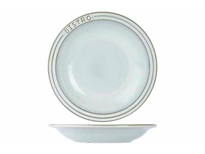 Bistro Vintage White Diep Bord D26cm 