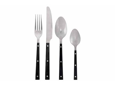 Yvette Bestekset 16pcs Stonewash Black 