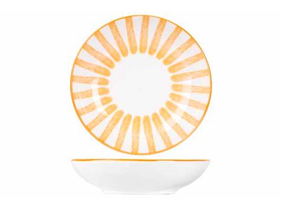 Cabana Schaaltje D10,3xh2,3cm Oranje 