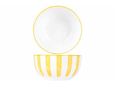 Cabana Bowl D14,3xh7,2cm Geel 