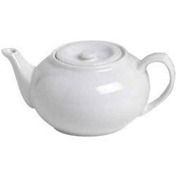 Theepot Wit 750ml 21xh9,5cm Porselein  