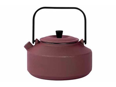 Sencha Theepot 0,7l Bordeaux Gietijzer Incl. Filter 14,7x13,6xh9cm