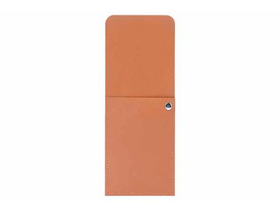 Bestekzakje Leather Look Cognac 25x10cm