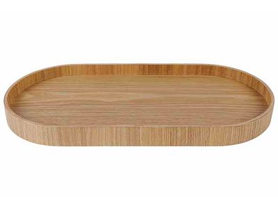 Aurä Serveerplank Ovaal 40x19,9xh3cm Natuur