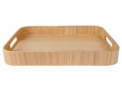 Aurä Dienblad Rechthoekig 35,7x28xh4,5cm Natuur