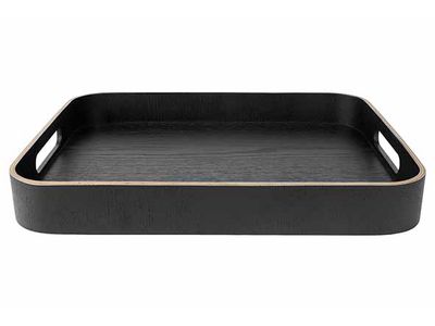Aurä Dienblad Rechthoekig Zwart 35,7x28x H4,5cm