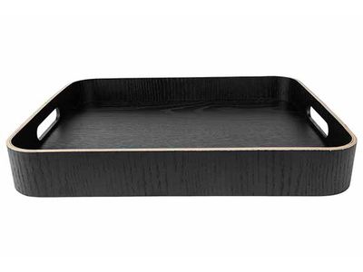 Aurä Dienblad Rechthoekig Zwart 40x32x H5,5cm