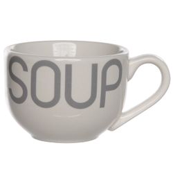 Soeptas D11xh8,5cm Tekst, Soup  55cl  