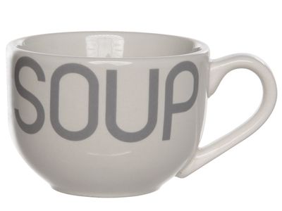 Soeptas D11xh8,5cm Tekst, Soup  55cl 